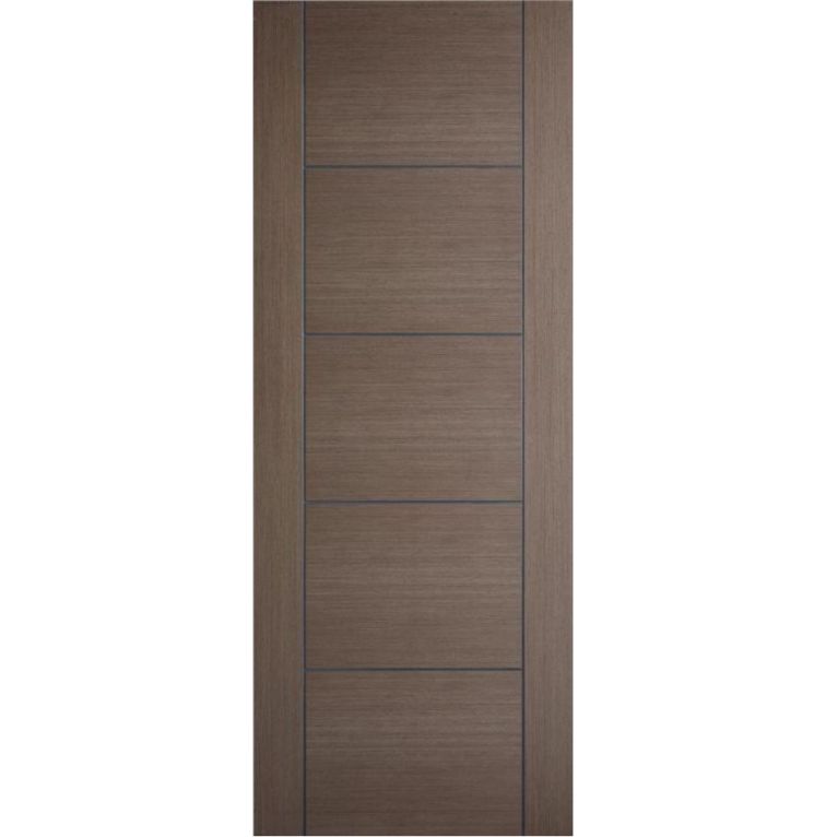 LPD Vancouver 5P Chocolate Grey Internal Door - 686 x 1981 x 35mm